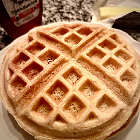 Overnight Sourdough Waffles